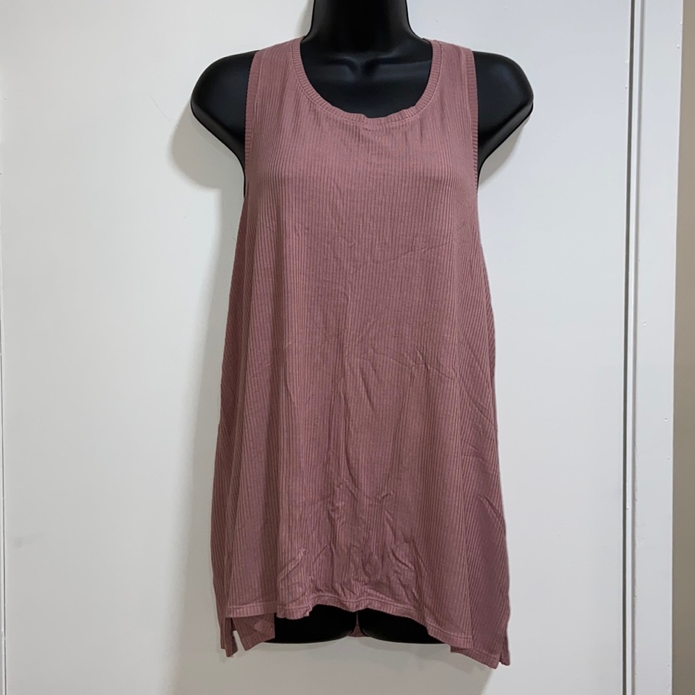 🌻CLEAROUT🌻 American Eagle Ribbed Tank | Rose |XL